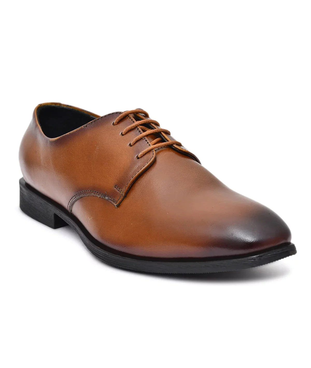 Upgrade with Paul Oliver's Tan Leather Formal Shoes