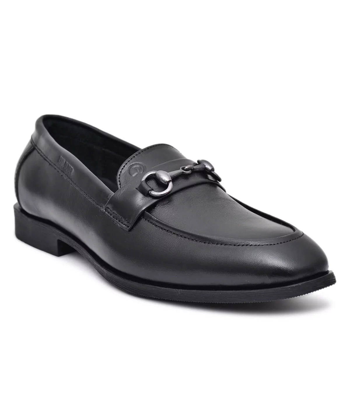 Paul Oliver Men's 100% Pure Leather Trendy Semi-Casual Stylish Shoes for All Seasons Black