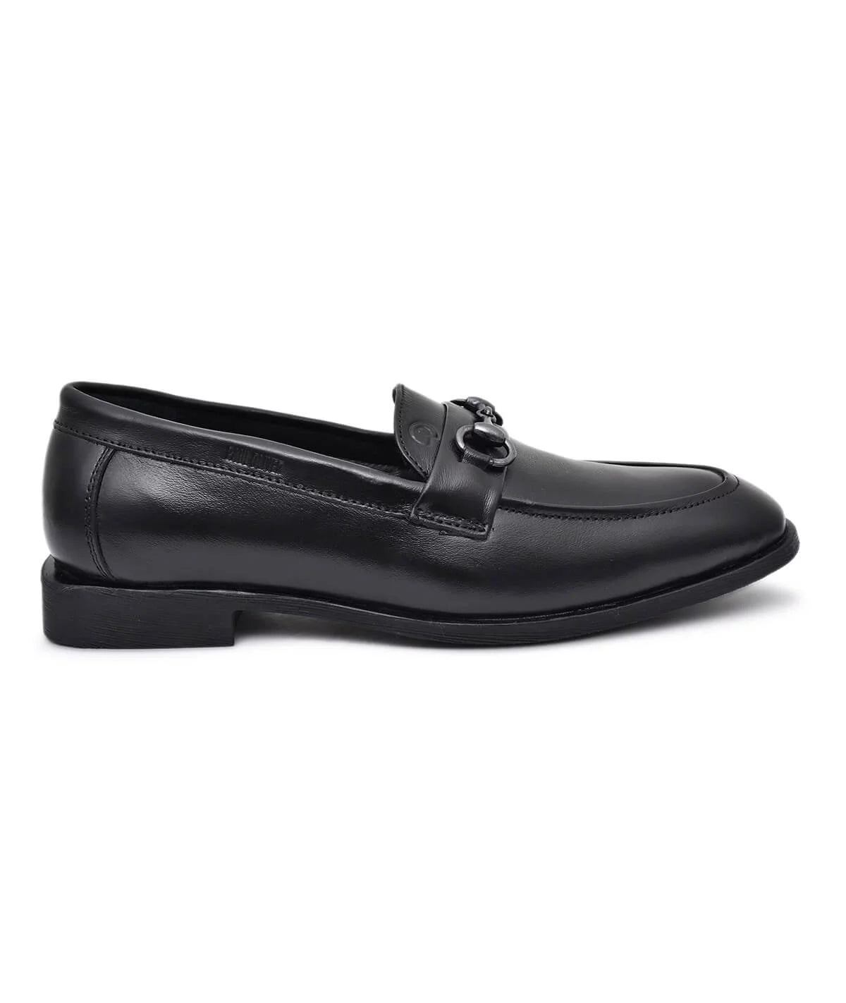 Paul Oliver Men's 100% Pure Leather Trendy Semi-Casual Stylish Shoes for All Seasons Black