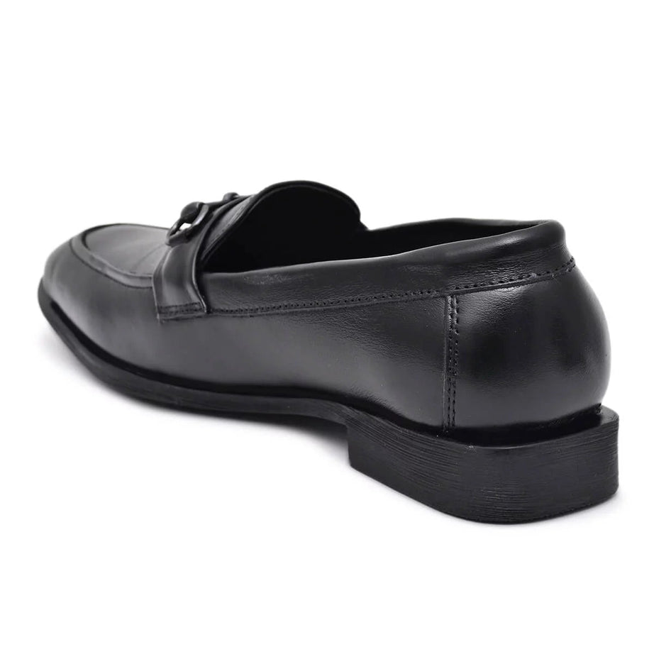 Paul Oliver Men's 100% Pure Leather Trendy Semi-Casual Stylish Shoes for All Seasons Black