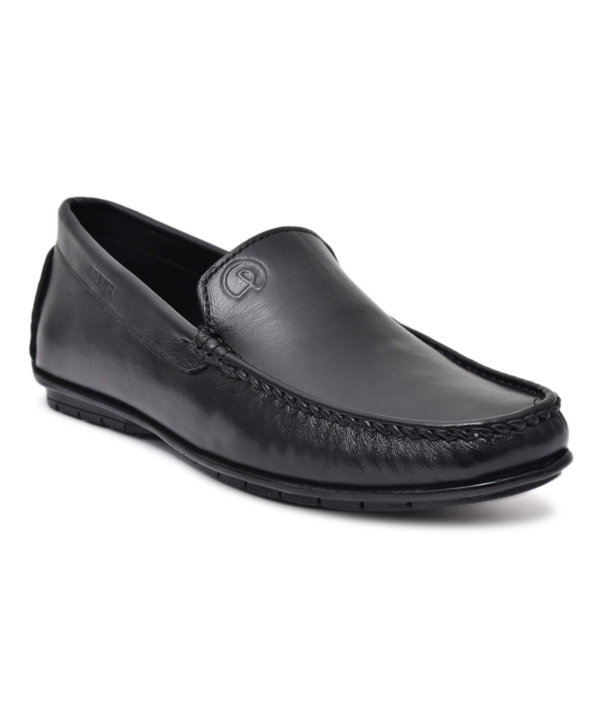 Paul Oliver Men's 100% Pure Leather Loafer Shoes for All Seasons Black