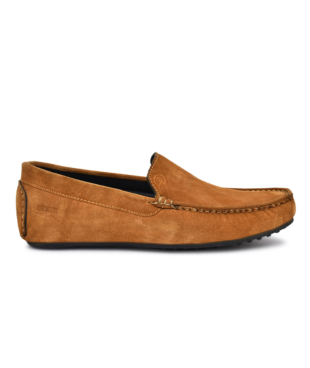Paul Oliver Men's Velvet Suede Leather Stylish Slip-On Loafers Tan