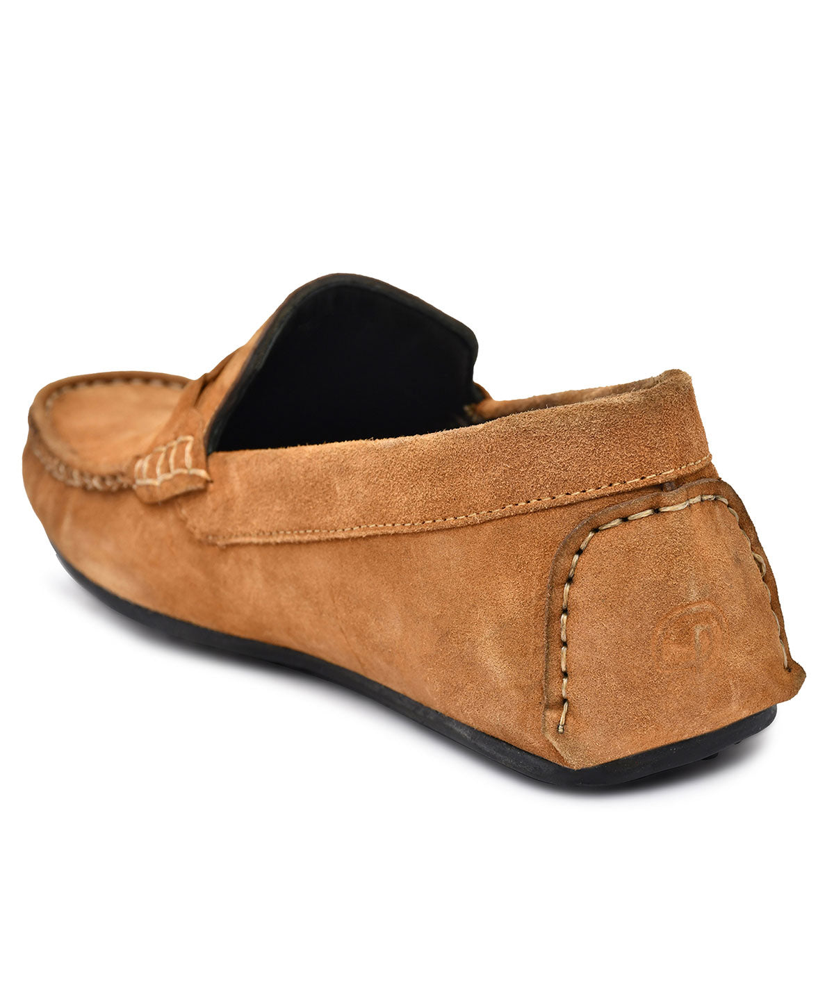 Paul Oliver Men's Velvet Suede Leather Stylish Trendy Slip-On Loafers Tan