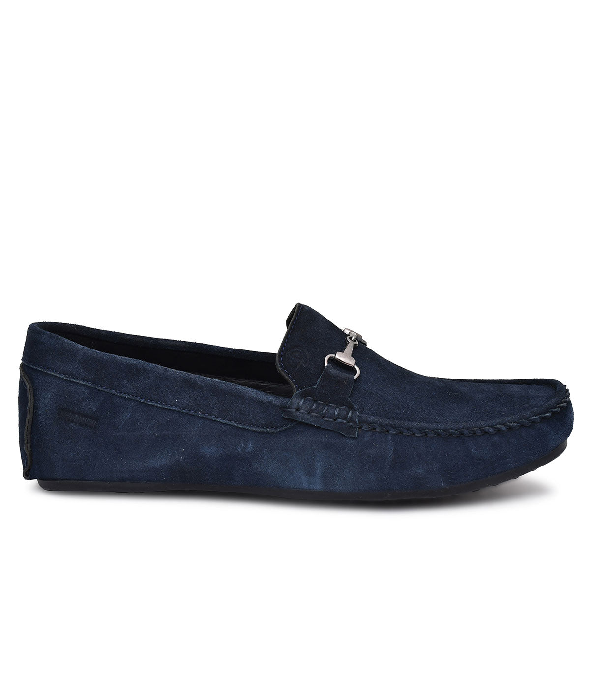 Paul Oliver Men's Velvet Suede Leather Trendy Stylish Shoes Slip-On Loafers Blue
