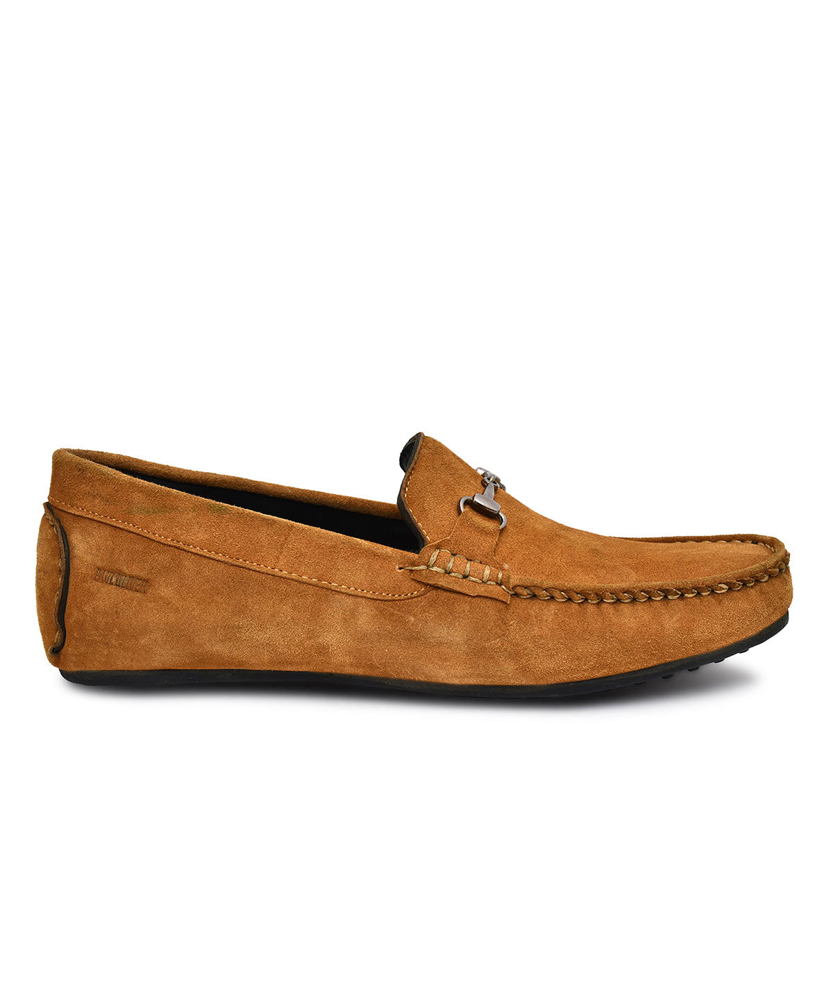 Paul Oliver Men's Velvet Suede Leather Trendy Stylish Shoes Slip-On Loafers Tan